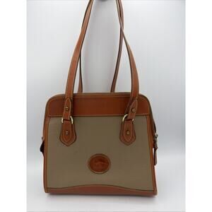 Vintage Dooney & Bourke, Leather Satchel Shoulder Bag All-Weather Leather Purse